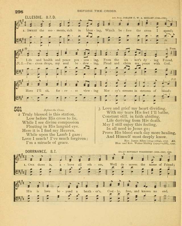 Carmina Sanctorum, a selection of hymns and songs of praise with tunes page 299