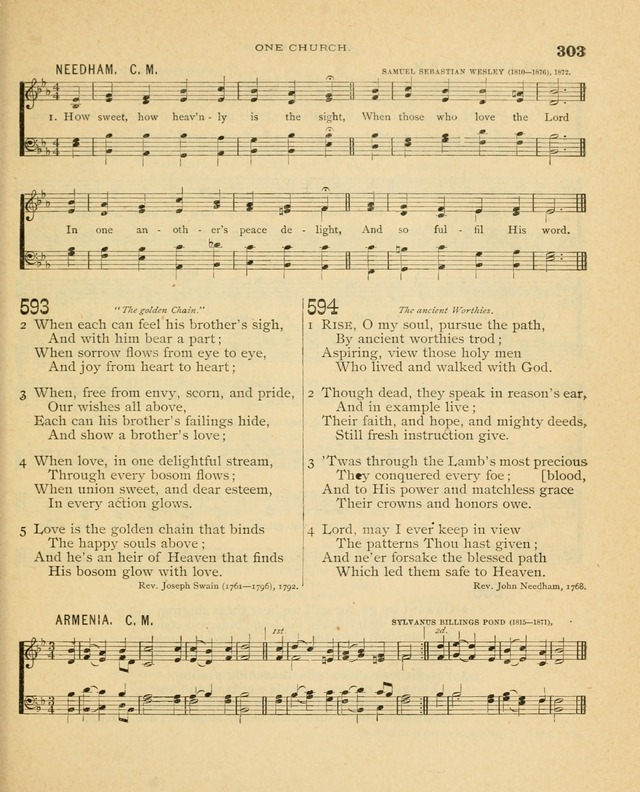 Carmina Sanctorum, a selection of hymns and songs of praise with tunes page 304