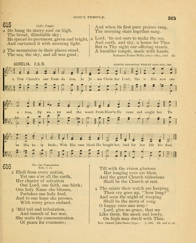 Carmina Sanctorum, a selection of hymns and songs of praise with tunes page 316