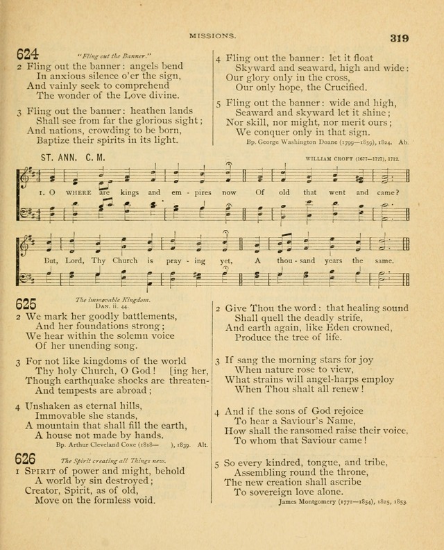 Carmina Sanctorum, a selection of hymns and songs of praise with tunes page 320
