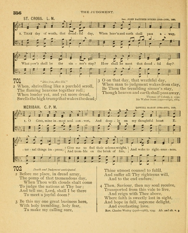 Carmina Sanctorum, a selection of hymns and songs of praise with tunes page 357