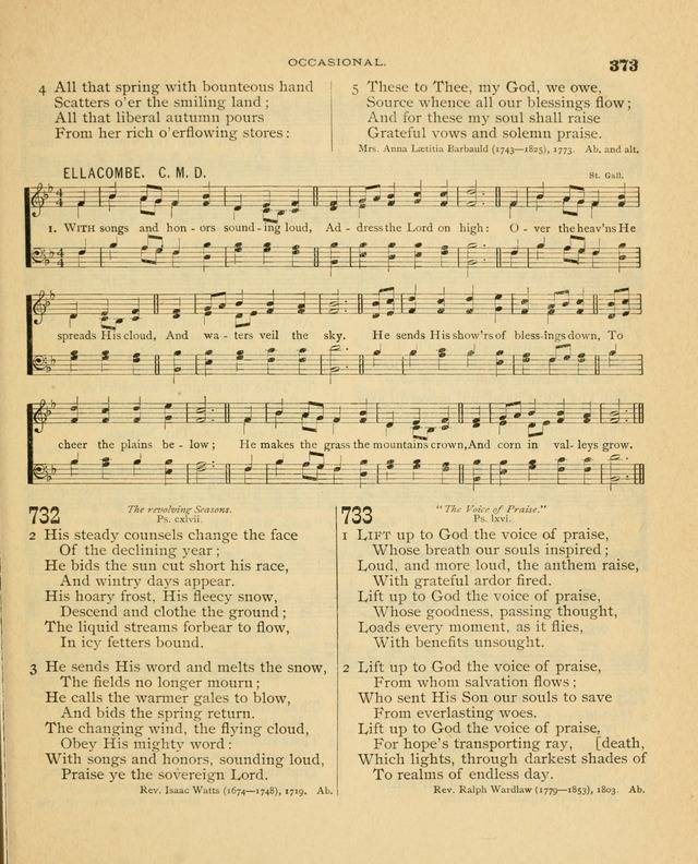 Carmina Sanctorum, a selection of hymns and songs of praise with tunes page 374