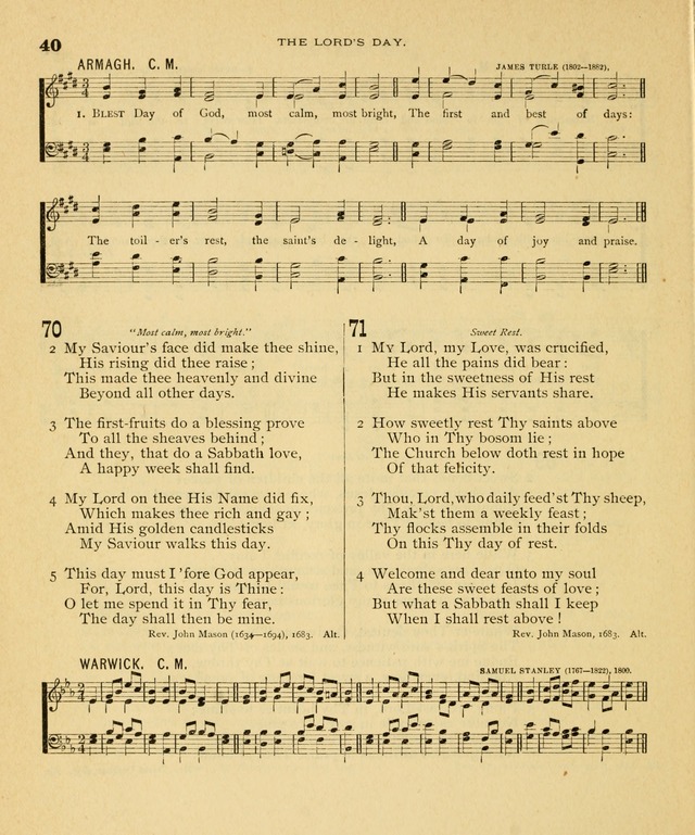 Carmina Sanctorum, a selection of hymns and songs of praise with tunes page 41