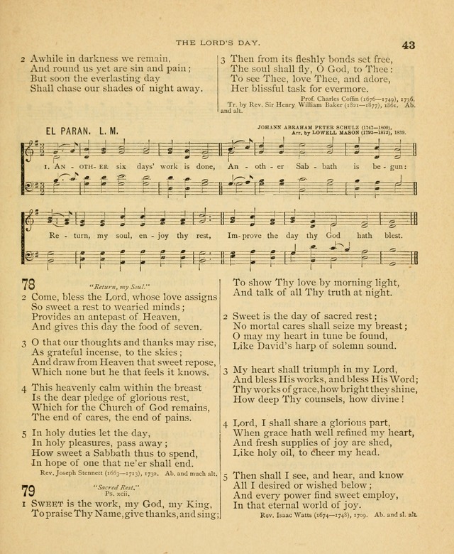 Carmina Sanctorum, a selection of hymns and songs of praise with tunes page 44