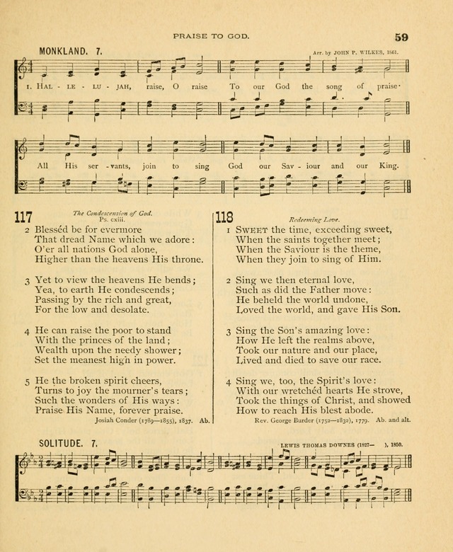Carmina Sanctorum, a selection of hymns and songs of praise with tunes page 60