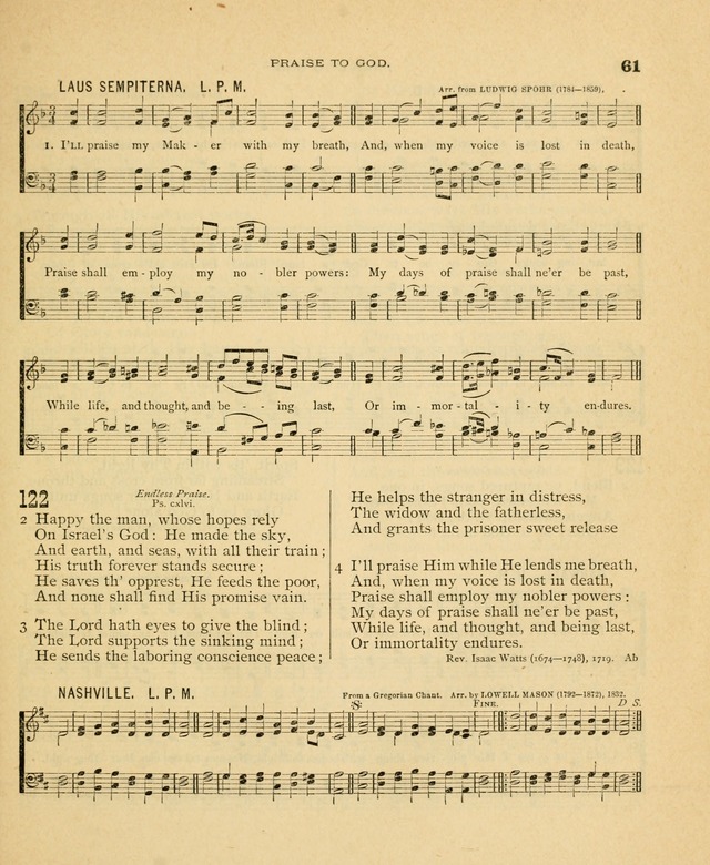 Carmina Sanctorum, a selection of hymns and songs of praise with tunes page 62