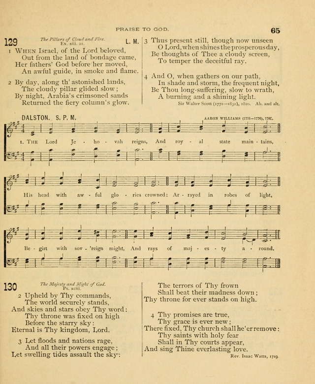 Carmina Sanctorum, a selection of hymns and songs of praise with tunes page 66