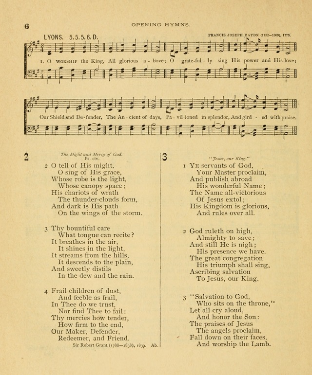 Carmina Sanctorum, a selection of hymns and songs of praise with tunes page 7