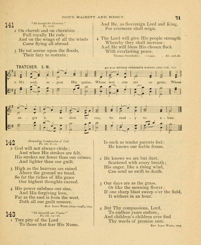 Carmina Sanctorum, a selection of hymns and songs of praise with tunes page 72