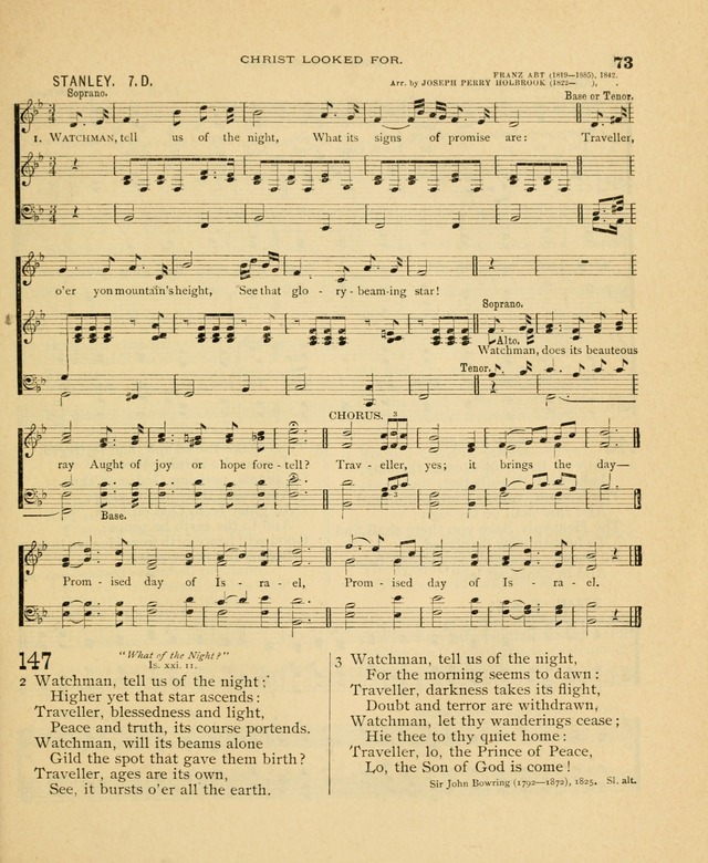 Carmina Sanctorum, a selection of hymns and songs of praise with tunes page 74