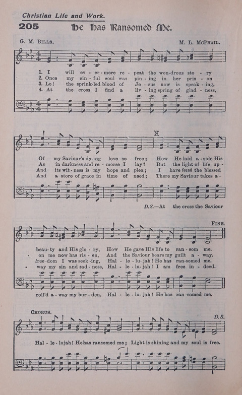 Celestial Songs: a collection of 900 choice hymns and choruses, selected for all kinds of Christian Getherings, Evangelistic Word, Solo Singers, Choirs, and the Home Circle page 184