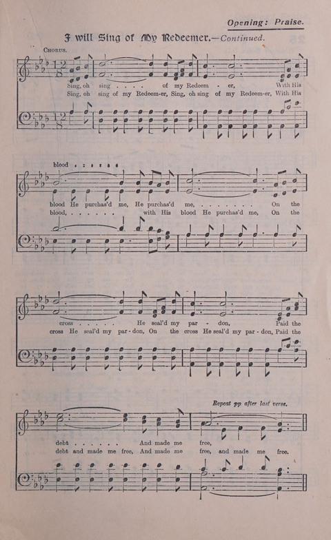 Celestial Songs: a collection of 900 choice hymns and choruses, selected for all kinds of Christian Getherings, Evangelistic Word, Solo Singers, Choirs, and the Home Circle page 25