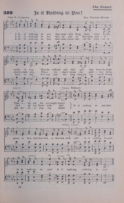 Celestial Songs: a collection of 900 choice hymns and choruses, selected for all kinds of Christian Getherings, Evangelistic Word, Solo Singers, Choirs, and the Home Circle page 333