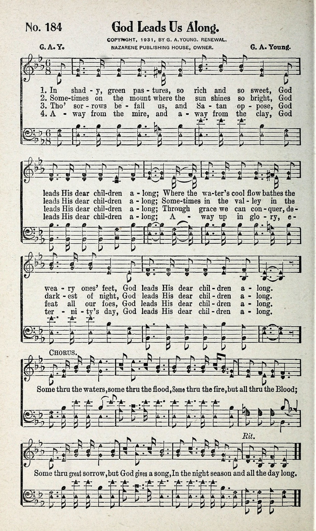 Calvary Songs: A Choice Collection of Gospel Songs, both Old and New page 185