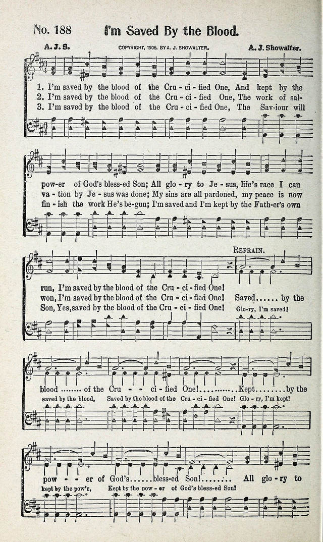 Calvary Songs: A Choice Collection of Gospel Songs, both Old and New page 189