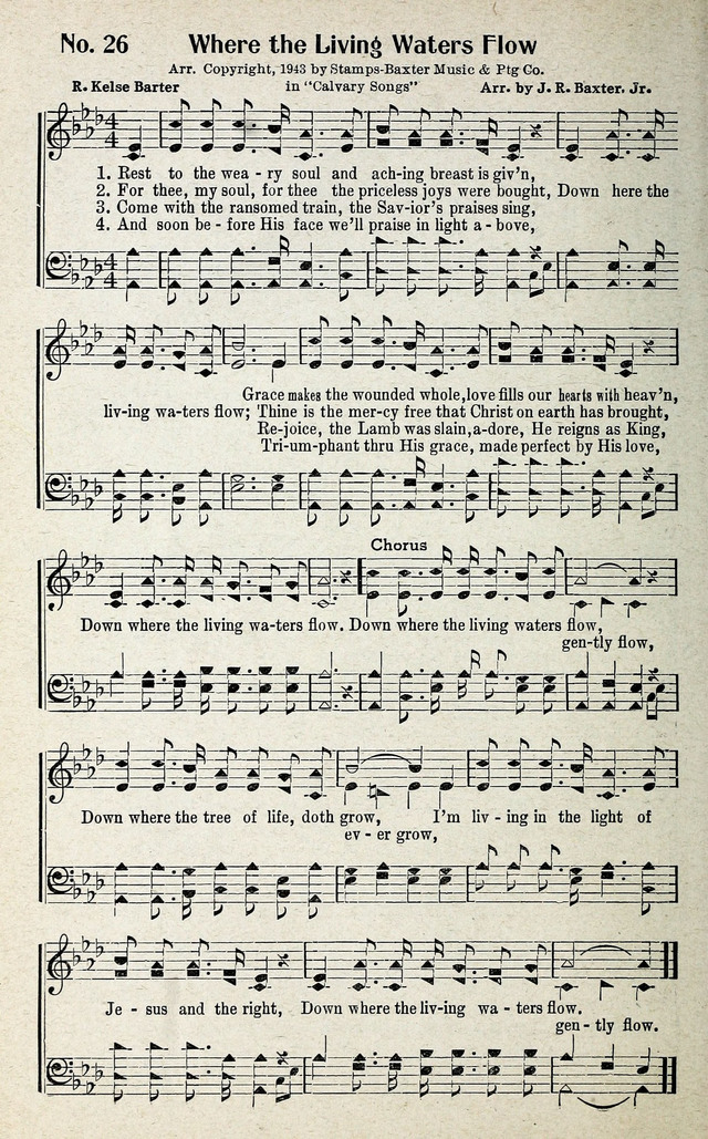 Calvary Songs: A Choice Collection of Gospel Songs, both Old and New page 27