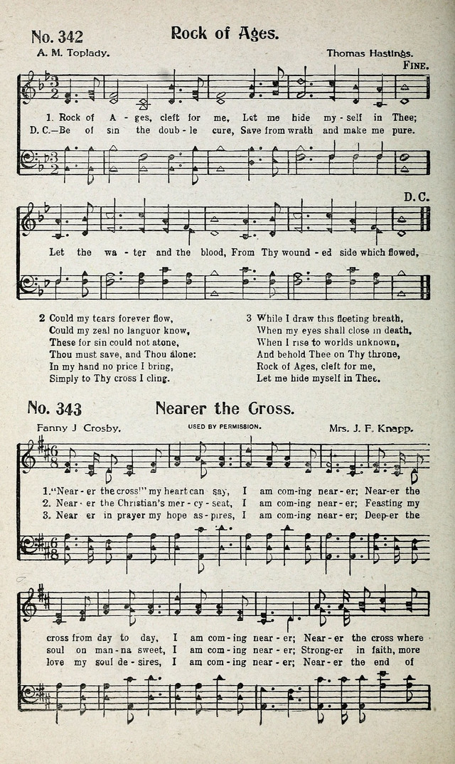 Calvary Songs: A Choice Collection of Gospel Songs, both Old and New page 309