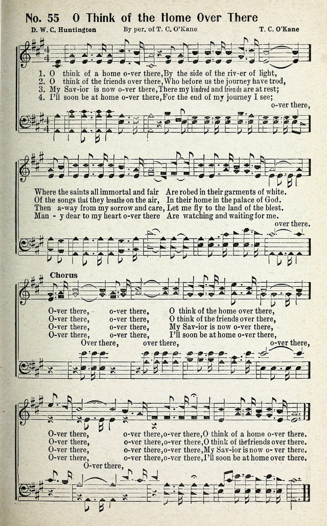 Calvary Songs: A Choice Collection of Gospel Songs, both Old and New page 56