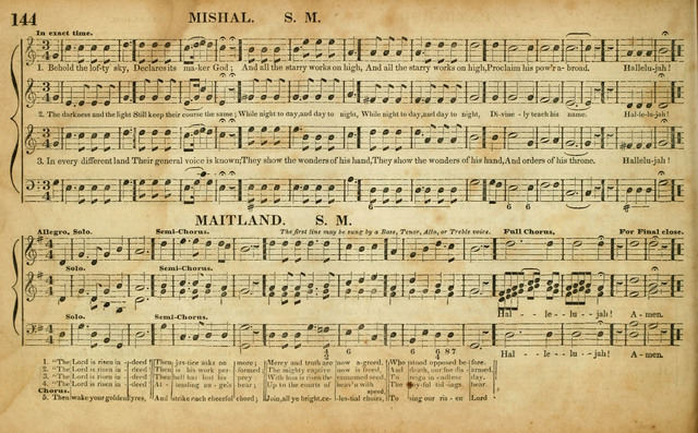 Carmina Sacra: or, Boston Collection of Church Music: comprising the most popular psalm and hymn tunes in eternal use together with a great variety of new tunes, chants, sentences, motetts... page 108
