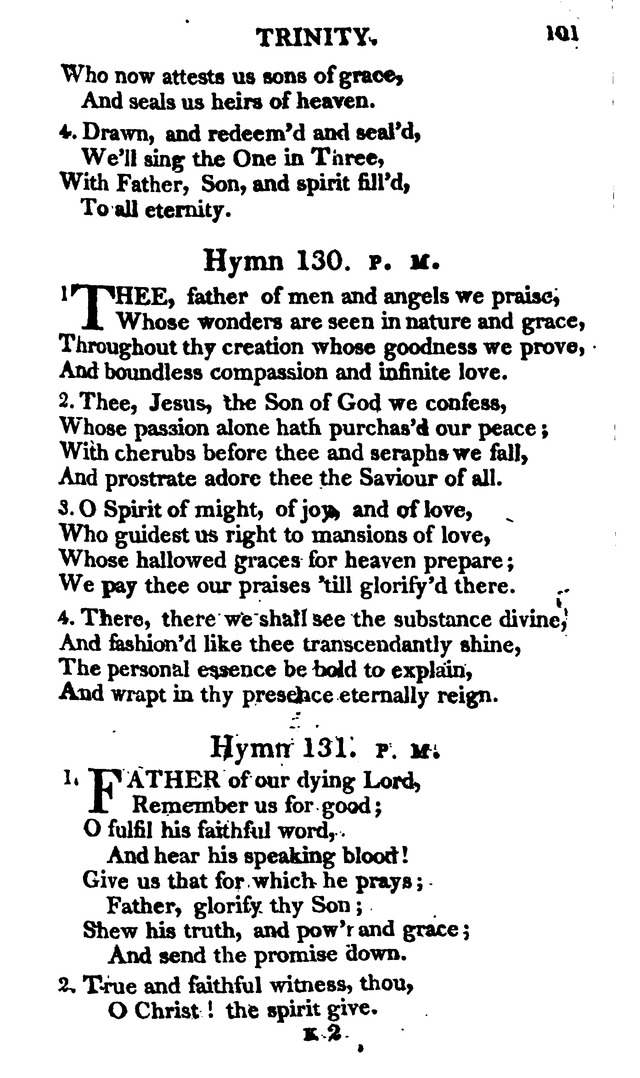 A Choice Selection of Evangelical Hymns, from various authors: for the use of the English Evangelical Lutheran Church in New York page 101