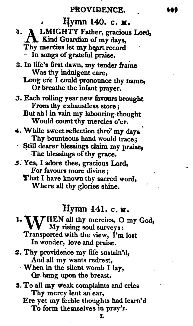 A Choice Selection of Evangelical Hymns, from various authors: for the use of the English Evangelical Lutheran Church in New York page 109