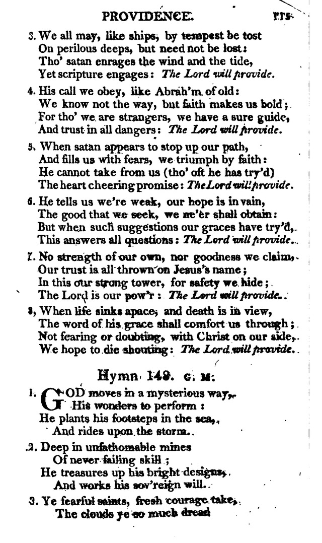 A Choice Selection of Evangelical Hymns, from various authors: for the use of the English Evangelical Lutheran Church in New York page 115