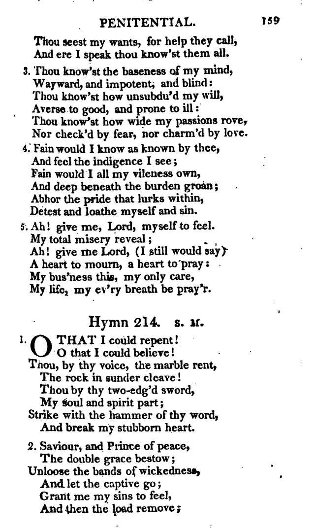 A Choice Selection of Evangelical Hymns, from various authors: for the use of the English Evangelical Lutheran Church in New York page 159