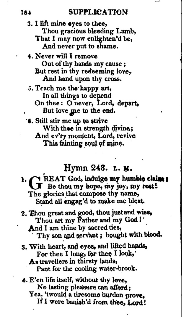 A Choice Selection of Evangelical Hymns, from various authors: for the use of the English Evangelical Lutheran Church in New York page 184