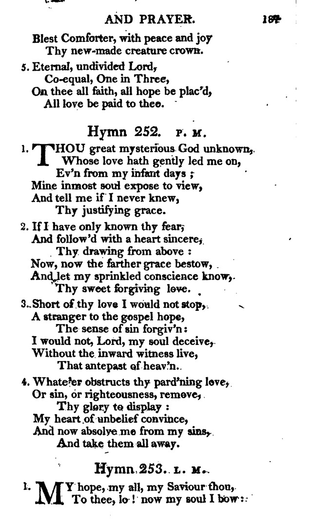 A Choice Selection of Evangelical Hymns, from various authors: for the use of the English Evangelical Lutheran Church in New York page 187