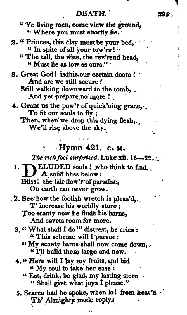 A Choice Selection of Evangelical Hymns, from various authors: for the use of the English Evangelical Lutheran Church in New York page 293