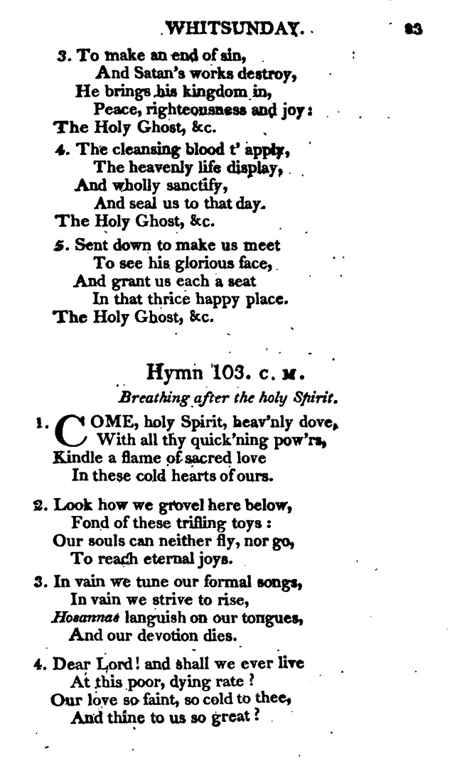 A Choice Selection of Evangelical Hymns, from various authors: for the use of the English Evangelical Lutheran Church in New York page 83