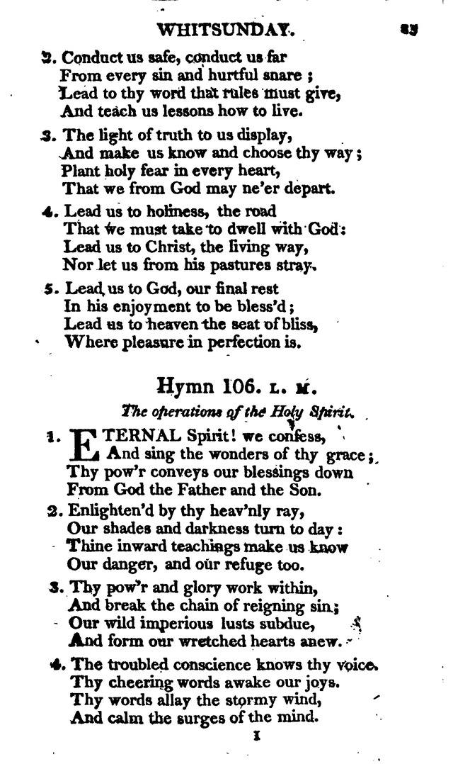 A Choice Selection of Evangelical Hymns, from various authors: for the use of the English Evangelical Lutheran Church in New York page 85
