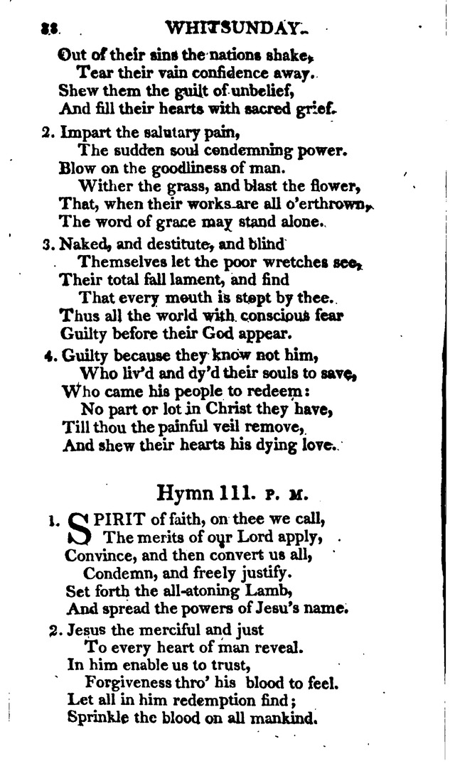 A Choice Selection of Evangelical Hymns, from various authors: for the use of the English Evangelical Lutheran Church in New York page 88