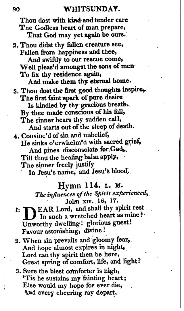 A Choice Selection of Evangelical Hymns, from various authors: for the use of the English Evangelical Lutheran Church in New York page 90