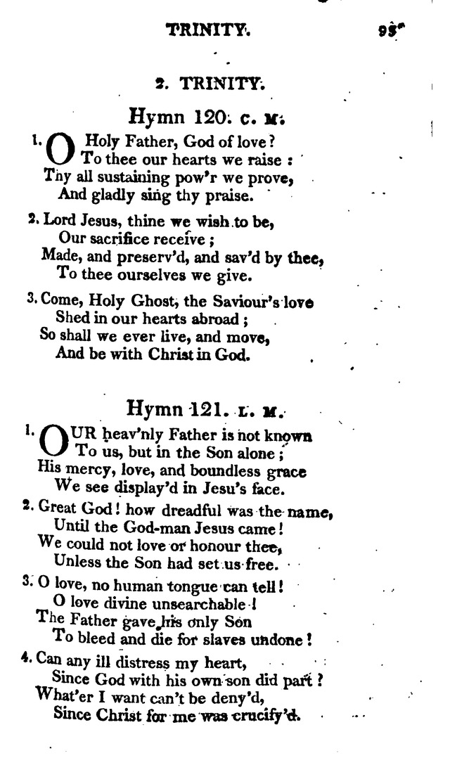 A Choice Selection of Evangelical Hymns, from various authors: for the use of the English Evangelical Lutheran Church in New York page 95