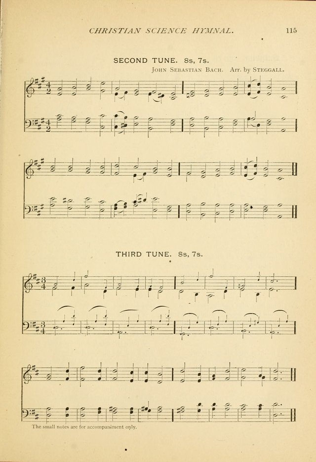 Christian Science Hymnal: a selection of spiritual songs page 115