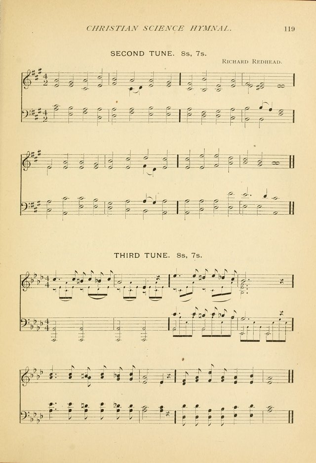 Christian Science Hymnal: a selection of spiritual songs page 119