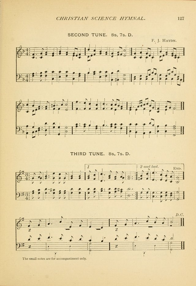 Christian Science Hymnal: a selection of spiritual songs page 127