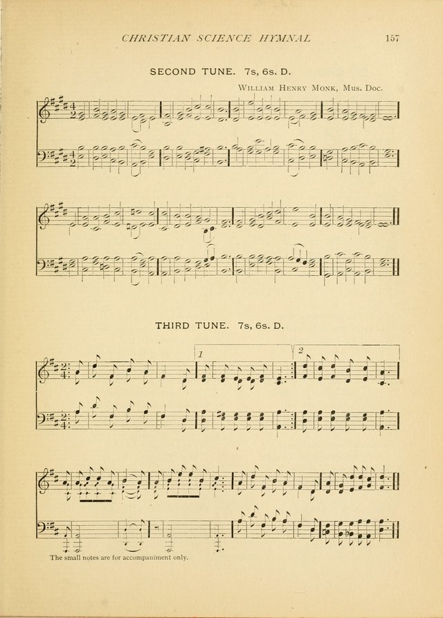 Christian Science Hymnal: a selection of spiritual songs page 157