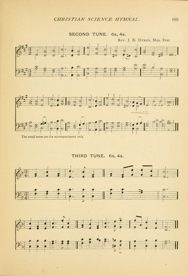 Christian Science Hymnal: a selection of spiritual songs page 165