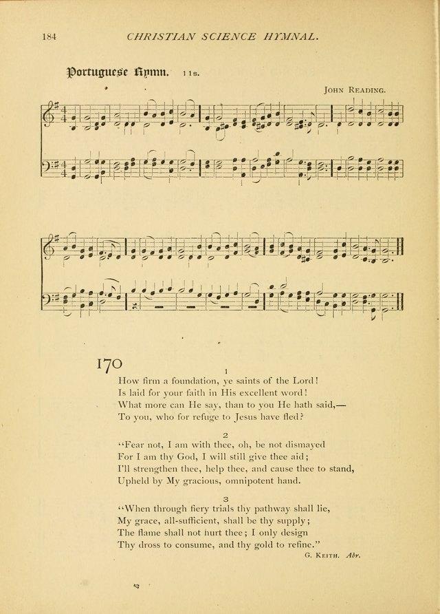 Christian Science Hymnal: a selection of spiritual songs page 184