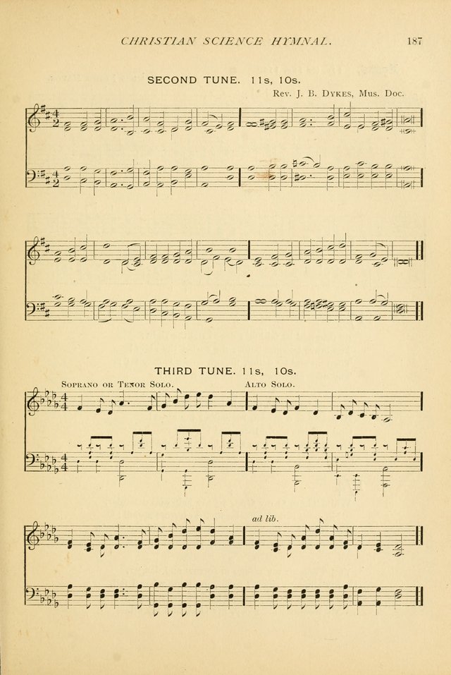 Christian Science Hymnal: a selection of spiritual songs page 189