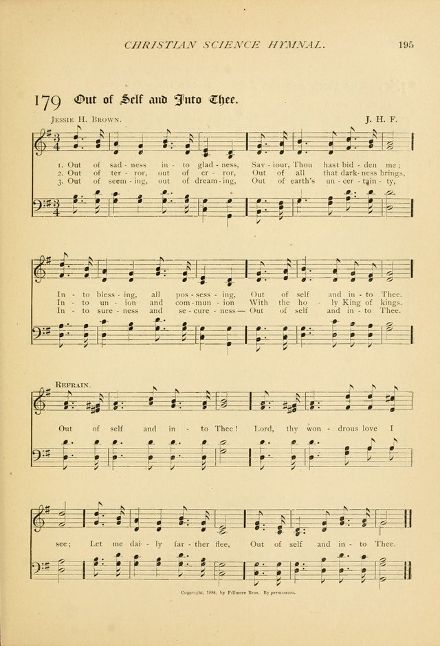 Christian Science Hymnal: a selection of spiritual songs page 197
