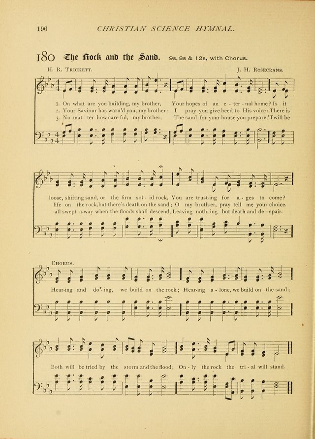 Christian Science Hymnal: a selection of spiritual songs page 198