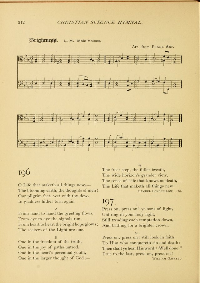 Christian Science Hymnal: a selection of spiritual songs page 214