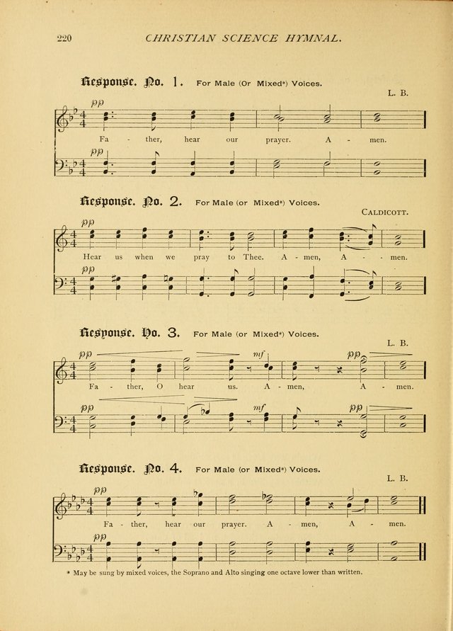 Christian Science Hymnal: a selection of spiritual songs page 222