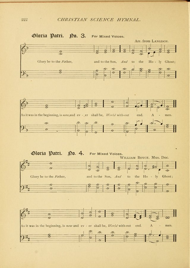 Christian Science Hymnal: a selection of spiritual songs page 224