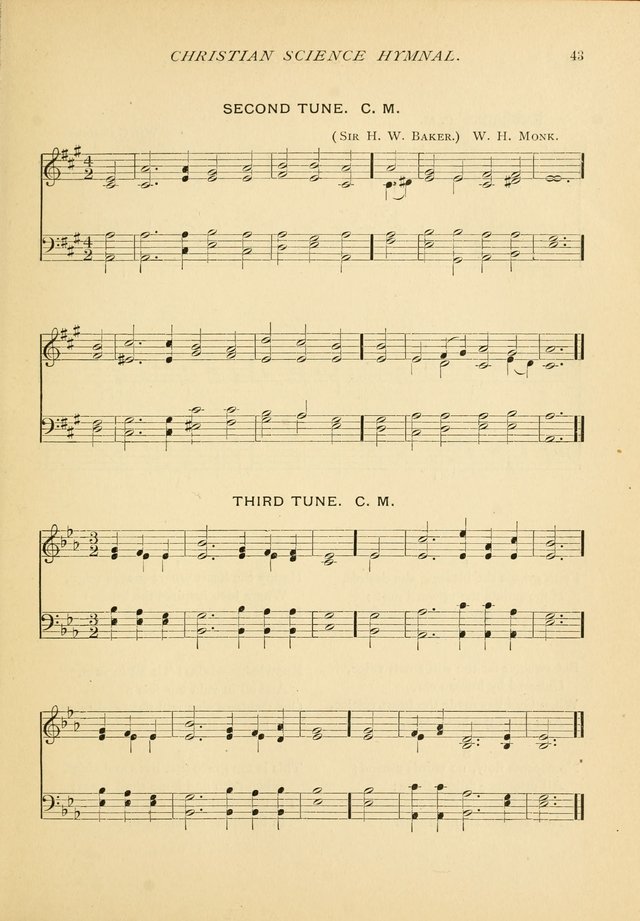 Christian Science Hymnal: a selection of spiritual songs page 43