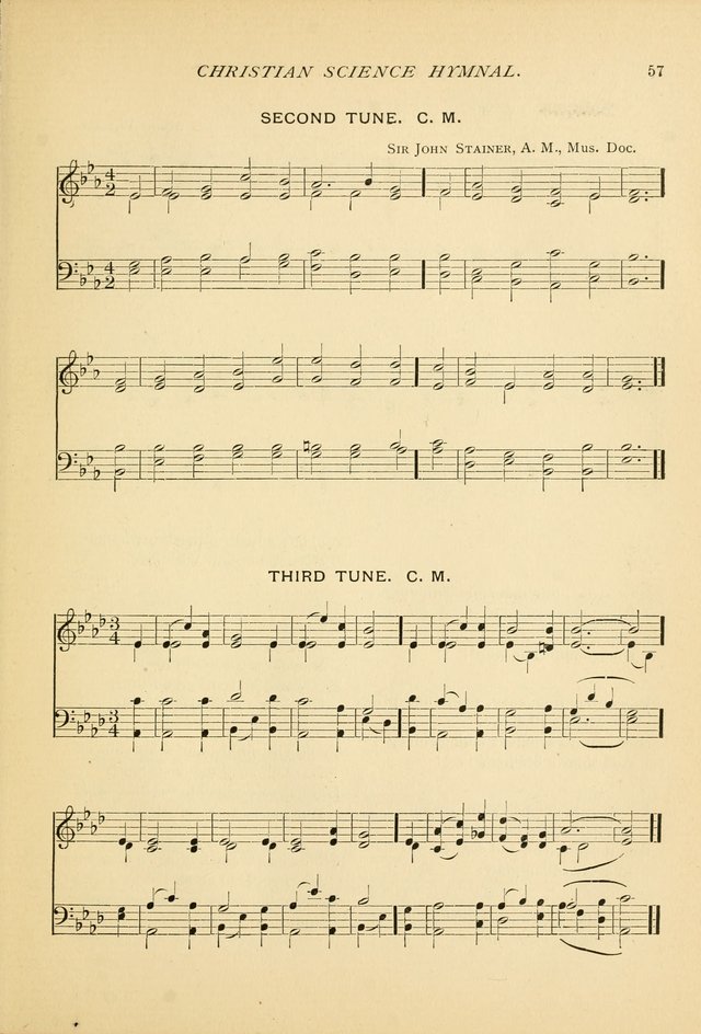 Christian Science Hymnal: a selection of spiritual songs page 57