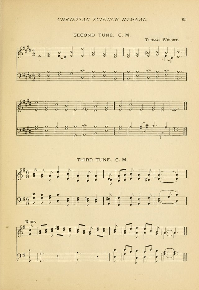 Christian Science Hymnal: a selection of spiritual songs page 65
